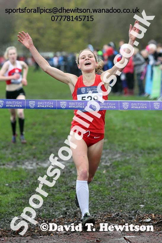 Women under-17s, British Athletics Liverpool Cross Challenge, Sefton Park, Liverpool. Photo: David T. Hewitson/Sports for All Pics